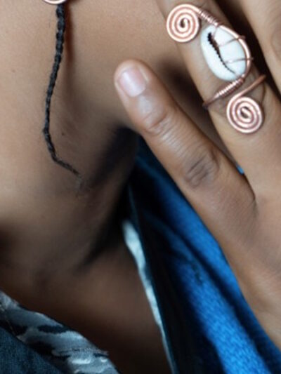 Bague Cauri en bronze